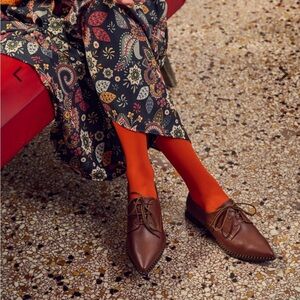 Aelia Handmade Women’s Vegan Pointed Oxford Shoes -Euro Shoe Size 39